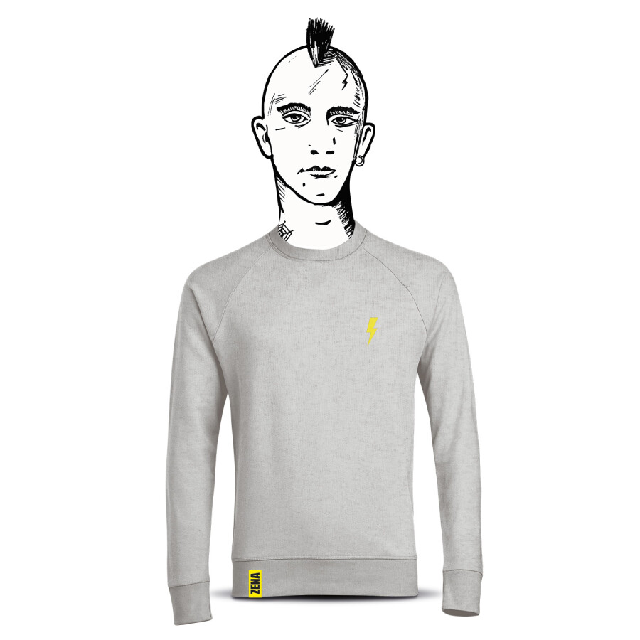 Zena Sweater Flash Heather Grey L